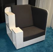 1 x OpenBook Armchair by British Design Studio 'Tilt' - Armchair with Integred Bookshelves and