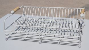 1 x Classic Wire Dish Rack - Colour: Chalk - Ref: GTC743/GTCC18 - CL1017 - Location: Altrincham