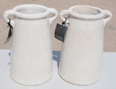 2 x Ravello Vases - Boxed - Ref: GTC612/RC - CL1017 - Location: Altrincham WA14Condition Report: