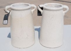 2 x Ravello Vases - Boxed - Ref: GTC613/RC - CL1017 - Location: Altrincham WA14Condition Report: