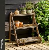 1 x Aldsworth Solid Wood Plant Stand - Original RRP £150.00 - Ref: GTC880 - CL1017 - Location: