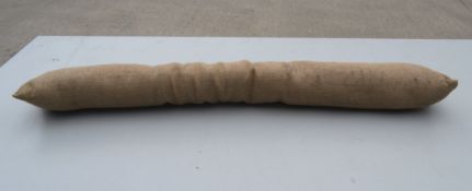 1 x Draught Excluder In Natural Jute - Ref: GTC792/GTRC20 - CL1017 - Location: Altrincham