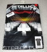 1 x Metallica 'Master of Puppets' Band T-Shirt - Size: XL