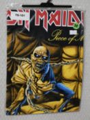 1 x Iron Maiden 'Piece of Mind' Band T-Shirt - Size: Medium