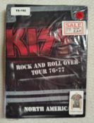 1 x Kiss Rock and Roller 'Over Tour 76-77' Band T-Shirt - Size: XL