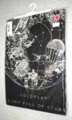 1 x Coldplay 'A Sky Full of Stars' Band T-Shirt - Size: Small