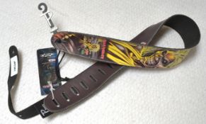 1 x Iron Maiden Leather Guitar Strap - New Stock