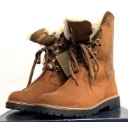 1 x Pair of Designer Olang Women's Winter Boots - Galles 85 Cuoio - Euro Size 40 - New Boxed Stock