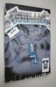 1 x Metallica 'Ride The Lightning' Band T-Shirt - Size: XXL