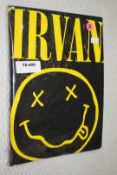 1 x Nirvana 'Smiley Face' Band T-Shirt - Size: Small