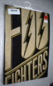 1 x Foo Fighters lightning Band T-Shirt - Size: XL