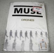 1 x Muse Drones Band T-Shirt - Size: XXL