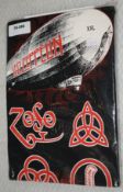 1 x Led Zeppelin 'Symbols & Zeppelin' Band T-Shirt - Size: XXL