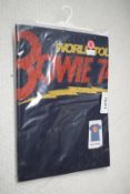 1 x David Bowie 'World Tour '74' Band T-Shirt - Size: Small