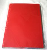 50 x Rainbow A5 Notebooks Featuring Multicoloured Edging, Lined Writing Paper, Bookmark and a Soft