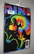 1 x Pink Floyd pig tie-dye Band T-Shirt - Size: Large