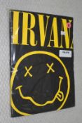 1 x Nirvana - Smily Face Band T-Shirt - Size: Small