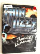 1 x Thin Lizzy 'Thunder and Lightning' Band T-Shirt - Size: XL
