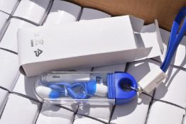 50 x Sets of Bluetooth Headphones with Protection Cases - Colour: Blue - New Boxed Stock