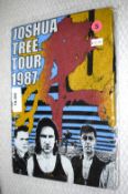 1 x U2 'Joshua Tree Tour 1987' Band T-Shirt - Size: Small
