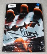 1 x Judas Priest 'British Steel' Band T-Shirt - Size: Large