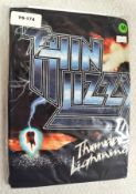 1 x Thin Lizzy 'Thunder and Lightning' Band T-Shirt - Size: Medium