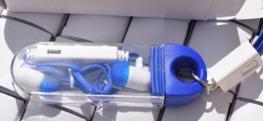 250 x Sets of Bluetooth Headphones with Protection Cases - Colour: Blue - New Boxed Stock