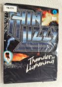 1 x Thin Lizzy 'Thunder and Lightning' Band T-Shirt - Size: Large