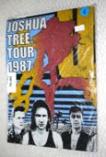 1 x U2 'Joshua Tree Tour 1987' Band T-Shirt - Size: Large