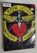 1 x Bon Jovi 'You Give Love a Bad Name' Band T-Shirt - Size: XL