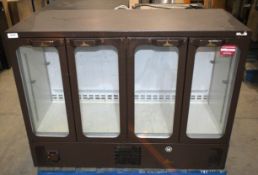 1 x Triple Door Backbar Bottle Cooler