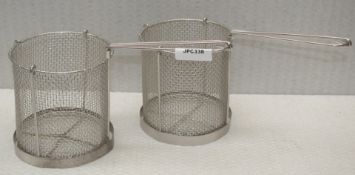 Pasta Spaghetti Vegetable Boiler Colander Drainer Basket 15cm x 15cm