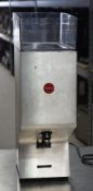 1 x Marco JCG Commercial High Speed Coffee Grinder Featuring a Stainless Steel Fascia