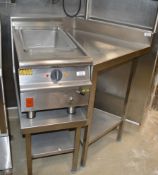 1 x Stainless Steel Appliance Stand for Baine Maries, Griddles etc