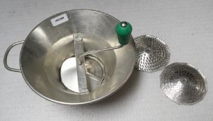 1 x Louis Tellier France Semi Professional Tin Plated Food Mill