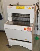 1 x JAC Pico 450/12 Countertop Commercial Bread Slicer - Model BEG4 450/12 - H110 x W62 x D80 cms