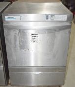 1 x WINTERHALTER GS302 Commercial Undercounter Dishwasher in Stainless Steel, Single Phase
