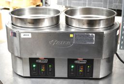 1 x Hatco Heatmax 2x10L Counter Top Double Heated Well - Model RHW2 - RRP £1,067