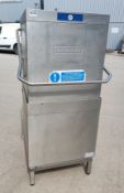 1 x HOBART Amxxrs-30 Commercial Pass Through Dishwasher - 3 Phase