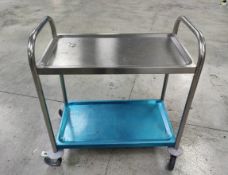 1 x Stainless Steel Trolley on Castors Manchester, M24