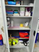 1 x Upright Storage Cabinet with Contents