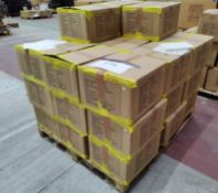 1,500 x Abbey Notebooks - Colour: White - New Boxed Stock