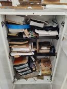 1 x Steel Storage Cabinet INCLUDES CONTENTS