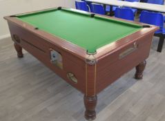 1 x Full Size Pool Table and Dartboard - Good Condition from a Staff Canteen