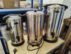 3 x Boiling Water Dispensers - Stainless Steel Finish