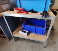 1 x Galvanised Steel Workbench