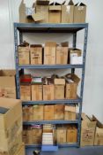 1 x Warehouse Storage Rack with Contents Including Various Boxes of Notebooks