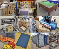 Contents of a Promo Merch Supplier - Features Pallet Job Lots of Notebooks, Pens & Stock, Printing Machines, Warehouse Equipment, Office Desks