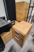 6 x Office Drawer Pedestals