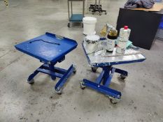 2 x Adjustable Work Positioners - 150kg Capacity - Features Adjustable Height and Angle